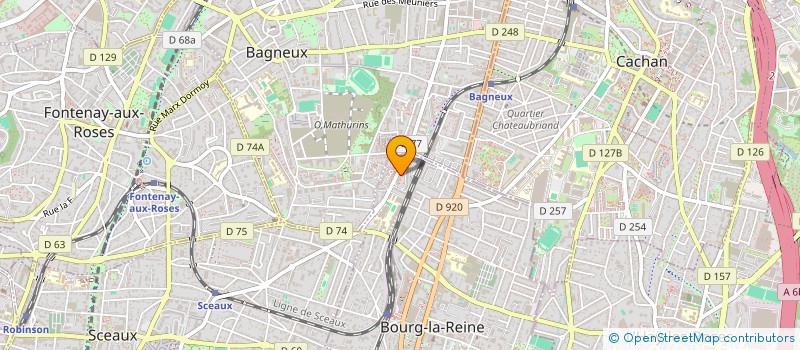 localisation de l'entreprise MONSIEUR MOHAMED BOUARFA à BOURG-LA-REINE