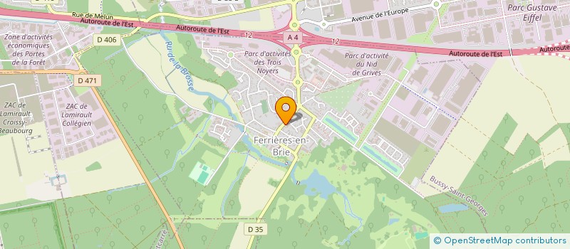 localisation de l'entreprise MONSIEUR MOHAMED BOUASKAR  FERRIERES-EN-BRIE