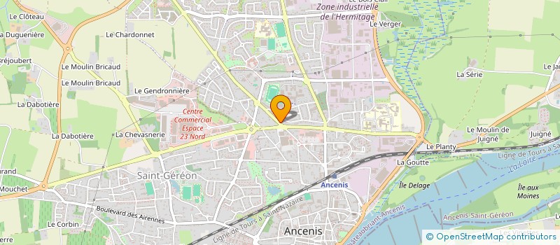 localisation de l'entreprise MONSIEUR MOHAMED BOUATTOUR  ANCENIS-SAINT-GEREON