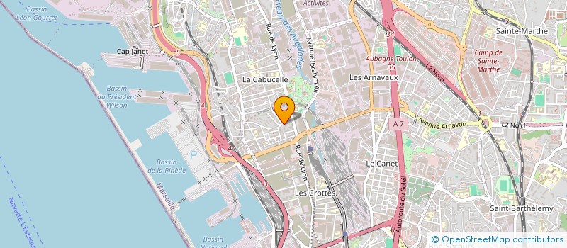 localisation de l'entreprise MONSIEUR MOHAMED BOUAZIZ  MARSEILLE