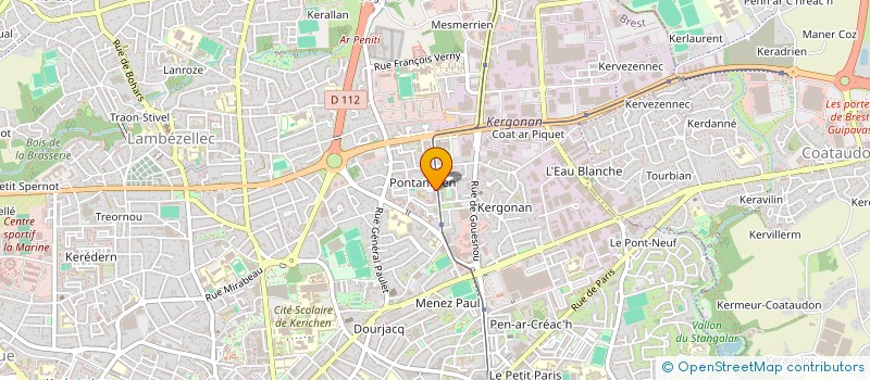 localisation de l'entreprise MONSIEUR MOHAMED BOUAZZA à BREST