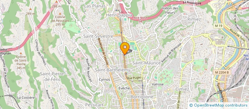 localisation de l'entreprise MONSIEUR MOHAMED BOUAZZA à NICE