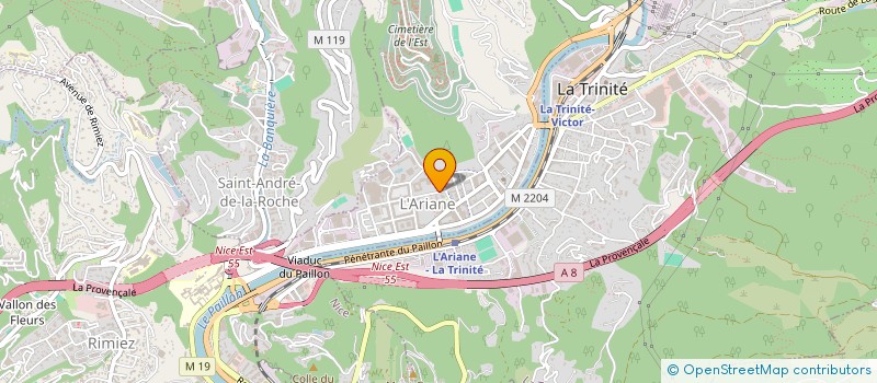 localisation de l'entreprise MONSIEUR MOHAMED BOUAZZA à NICE