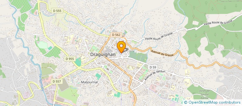 localisation de l'entreprise MONSIEUR MOHAMED BOUBAKRI  DRAGUIGNAN