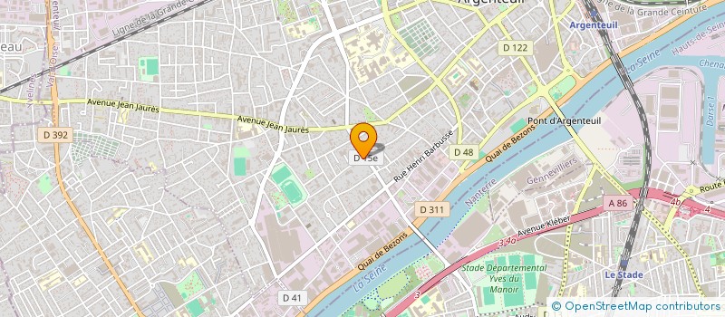 localisation de l'entreprise MONSIEUR MOHAMED BOUBEKEUR à ARGENTEUIL