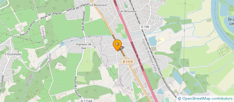 localisation de l'entreprise MONSIEUR MOHAMED BOUBEKEUR  CADAUJAC