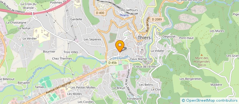 localisation de l'entreprise MONSIEUR MOHAMED BOUCETTA  THIERS