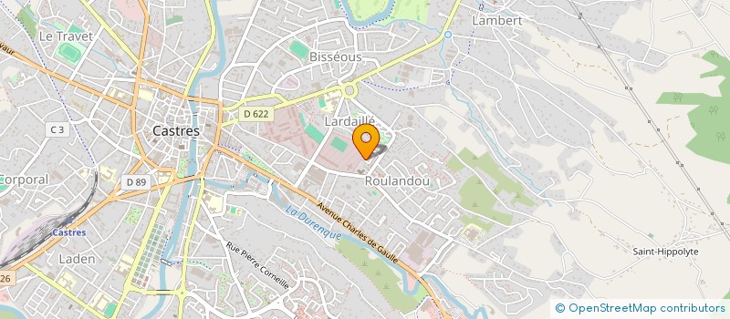 localisation de l'entreprise MONSIEUR MOHAMED BOUCETTA  CASTRES