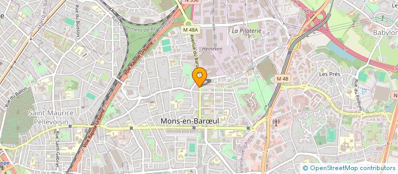 localisation de l'entreprise MONSIEUR MOHAMED BOUCHACHOU  MONS-EN-BARUL