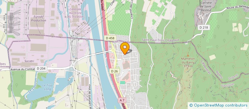 localisation de l'entreprise MONSIEUR MOHAMED BOUCHATTA à BOLLENE