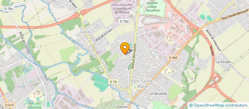 localisation de l'entreprise MONSIEUR MOHAMED BOUCHELAGHEM  PONT-SAINTE-MARIE