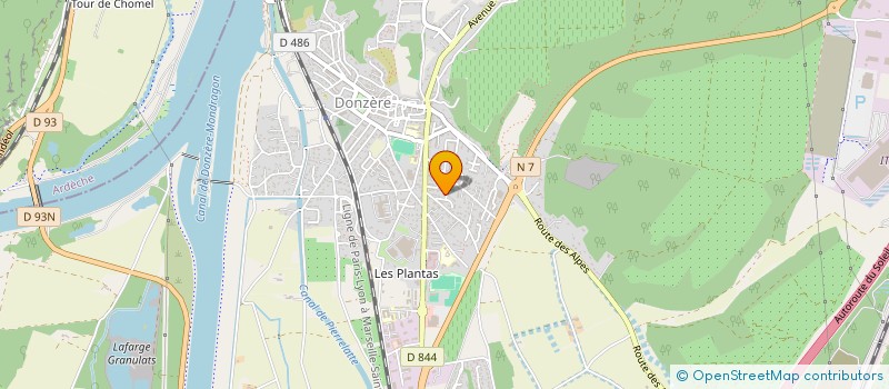 localisation de l'entreprise MONSIEUR MOHAMED BOUCHEMELLA  DONZERE