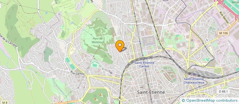 localisation de l'entreprise MONSIEUR MOHAMED BOUCHIBA  SAINT-ETIENNE