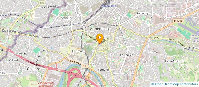 localisation de l'entreprise MONSIEUR MOHAMED BOUCHOIRI  ANNEMASSE