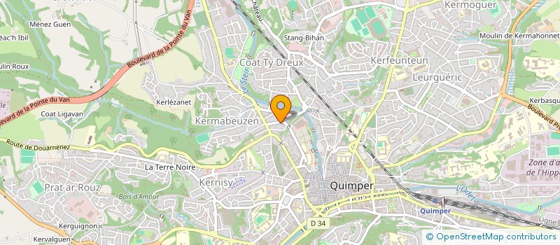 localisation de l'entreprise MONSIEUR MOHAMED BOUDABSA à QUIMPER