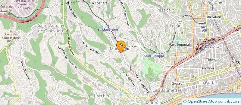 localisation de l'entreprise MONSIEUR MOHAMED BOUDADI à NICE