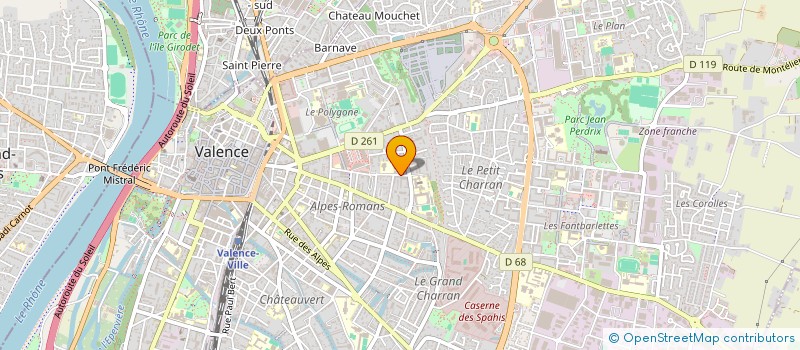 localisation de l'entreprise MONSIEUR MOHAMED BOUDEHIR  VALENCE