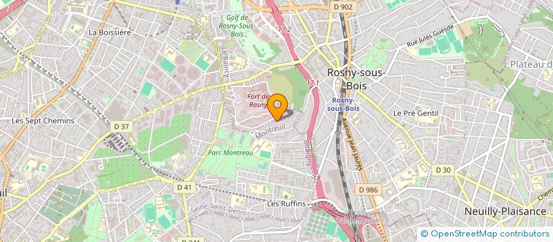 localisation de l'entreprise MONSIEUR MOHAMED BOUDEROUI à MONTREUIL