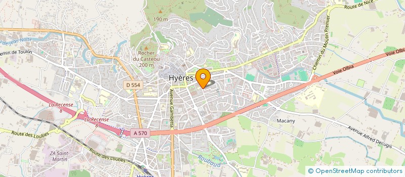 localisation de l'entreprise MONSIEUR MOHAMED BOUDHINA  HYERES