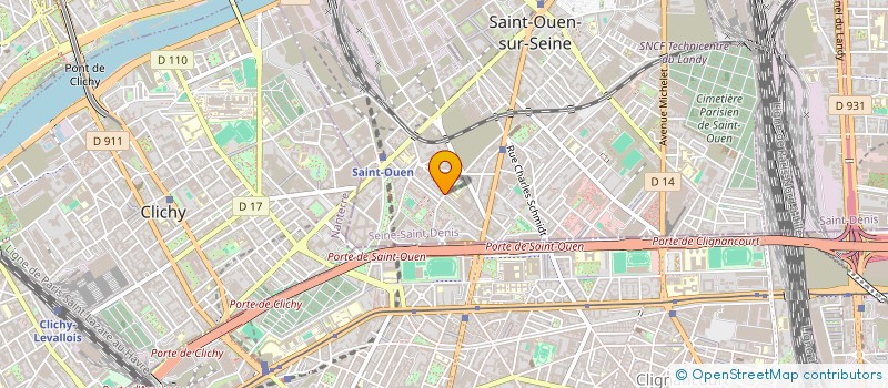 localisation de l'entreprise MONSIEUR MOHAMED BOUDISSA à SAINT-OUEN-SUR-SEINE