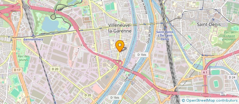 localisation de l'entreprise MONSIEUR MOHAMED BOUDJEMLINE  VILLENEUVE-LA-GARENNE