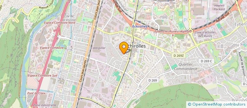 localisation de l'entreprise MONSIEUR MOHAMED BOUDOUAIA à ECHIROLLES