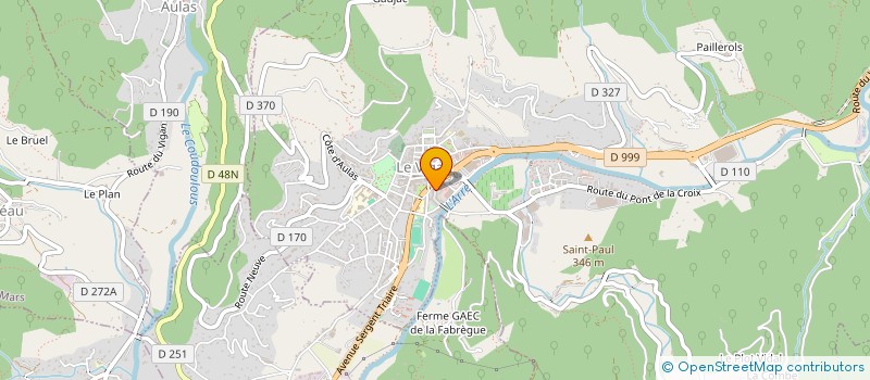 localisation de l'entreprise MONSIEUR MOHAMED BOUDOUDAH  LE VIGAN