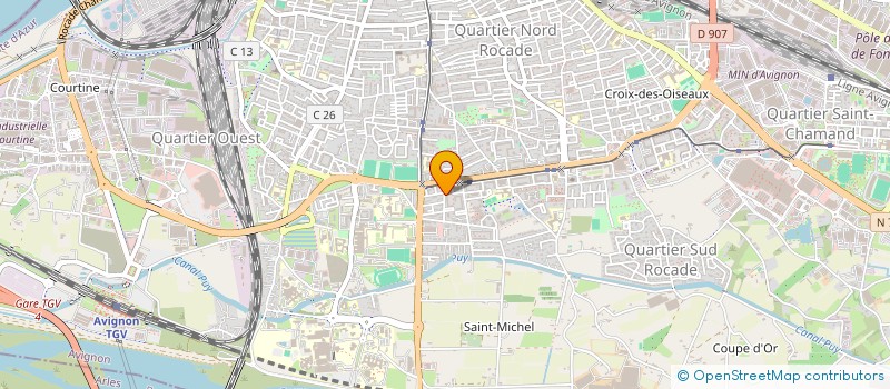 localisation de l'entreprise MONSIEUR MOHAMED BOUDRAA AZOUAGHE  AVIGNON