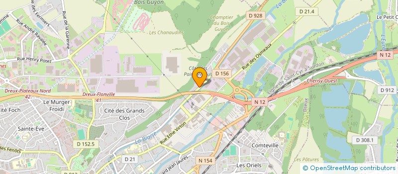 localisation de l'entreprise MONSIEUR MOHAMED BOUGAFER à DREUX