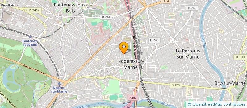 localisation de l'entreprise MONSIEUR MOHAMED BOUGAMHA  NOGENT-SUR-MARNE