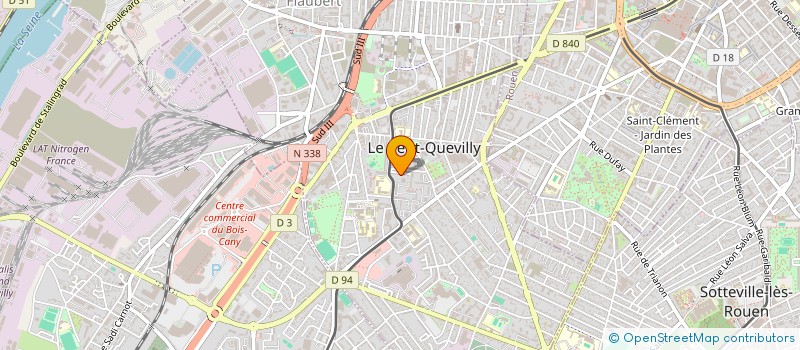 localisation de l'entreprise MONSIEUR MOHAMED BOUGHAILA  LE PETIT-QUEVILLY