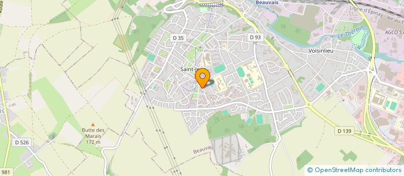 localisation de l'entreprise MONSIEUR MOHAMED BOUGHRARA à BEAUVAIS