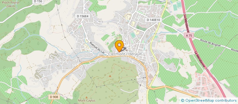 localisation de l'entreprise MONSIEUR MOHAMED BOUGRINE à CLERMONT-L'HERAULT