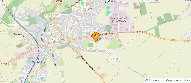 localisation de l'entreprise MONSIEUR MOHAMED BOUGUEDDIMA  MONTDIDIER