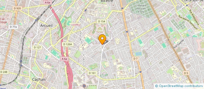 localisation de l'entreprise MONSIEUR MOHAMED BOUGUERRA  VILLEJUIF