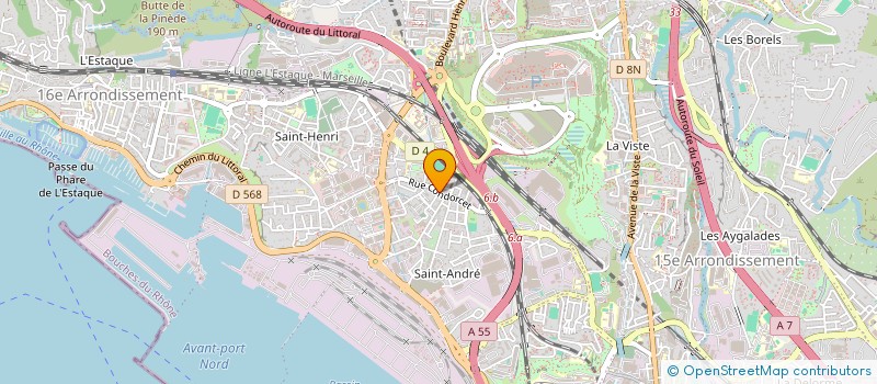 localisation de l'entreprise MONSIEUR MOHAMED BOUGUERRA à MARSEILLE