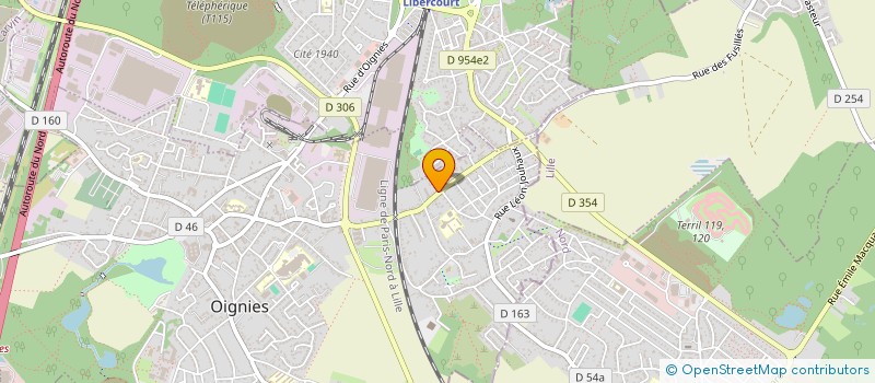 localisation de l'entreprise MONSIEUR MOHAMED BOUHADACH  OIGNIES