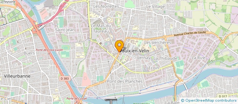 localisation de l'entreprise MONSIEUR MOHAMED BOUHADJAR  VAULX-EN-VELIN