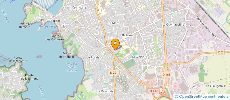 localisation de l'entreprise MONSIEUR MOHAMED BOUHAFA  SAINT-MALO