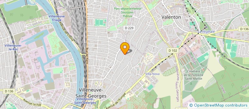 localisation de l'entreprise MONSIEUR MOHAMED BOUHALI  VILLENEUVE-SAINT-GEORGES