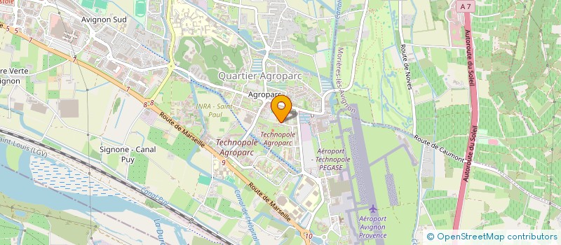 localisation de l'entreprise MONSIEUR MOHAMED BOUHASSANE  AVIGNON