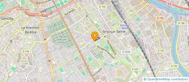 localisation de l'entreprise MONSIEUR MOHAMED BOUHASSOUNE  IVRY-SUR-SEINE