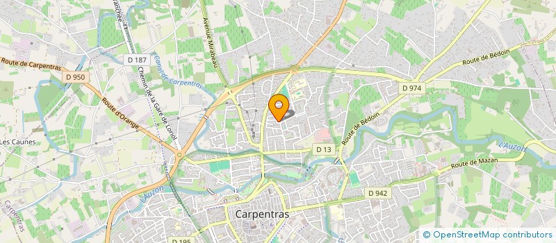 localisation de l'entreprise MONSIEUR MOHAMED BOUHIOUFI à CARPENTRAS