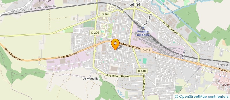 localisation de l'entreprise MONSIEUR MOHAMED BOUHSSINI à ROMILLY-SUR-SEINE