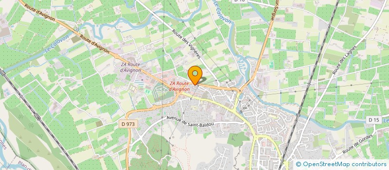 localisation de l'entreprise MONSIEUR MOHAMED BOUJAJ  CAVAILLON