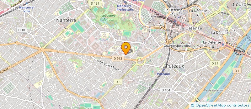 localisation de l'entreprise MONSIEUR MOHAMED BOUJEMAA  NANTERRE