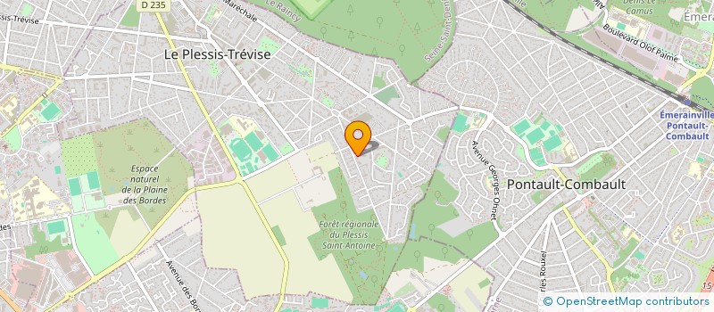 localisation de l'entreprise MONSIEUR MOHAMED BOUKABOUS  LE PLESSIS-TREVISE