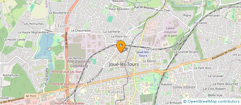 localisation de l'entreprise MONSIEUR MOHAMED BOUKADIDA  JOUE-LES-TOURS