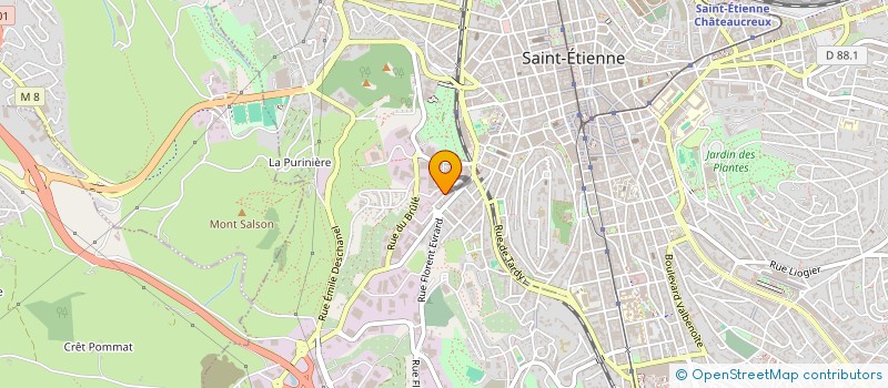 localisation de l'entreprise MONSIEUR MOHAMED BOUKADIDA  SAINT-ETIENNE