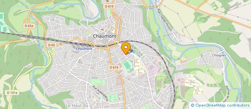 localisation de l'entreprise MONSIEUR MOHAMED BOUKADIDA à CHAUMONT